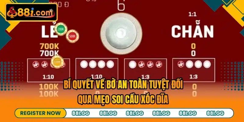 Bí quyết về bờ an toàn tuyệt đối qua mẹo soi cầu xóc đĩa