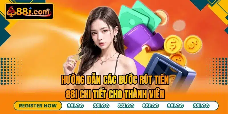 Hướng dẫn các bước rút tiền 88I chi tiết cho thành viên