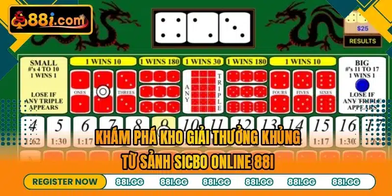 Khám phá kho giải thưởng khủng từ sảnh sicbo online 88I