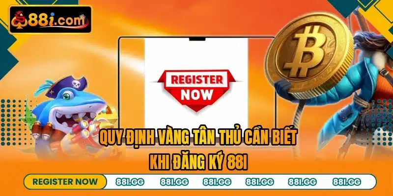 Quy định vàng tân thủ cần biết khi đăng ký 88I